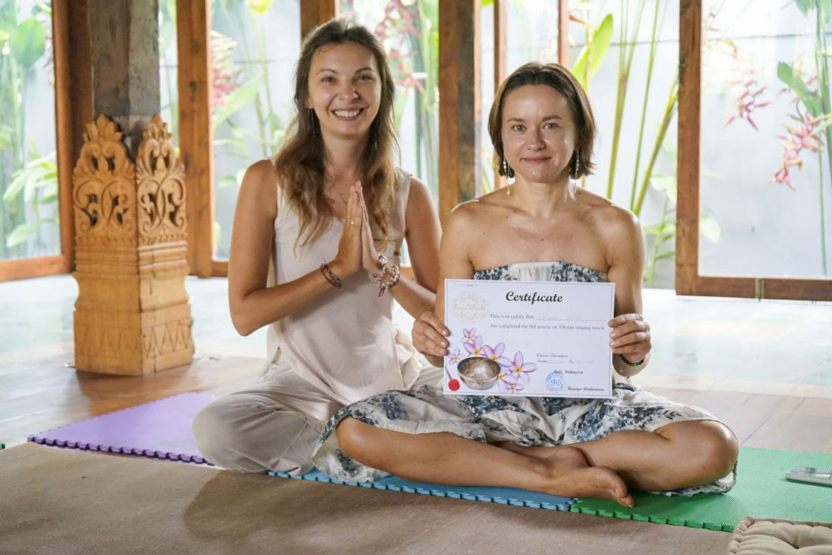 Formación intensiva de 3 días de sanación con sonido vibracional en Bali. Nivel 1 + Nivel 2 – 1 grupo