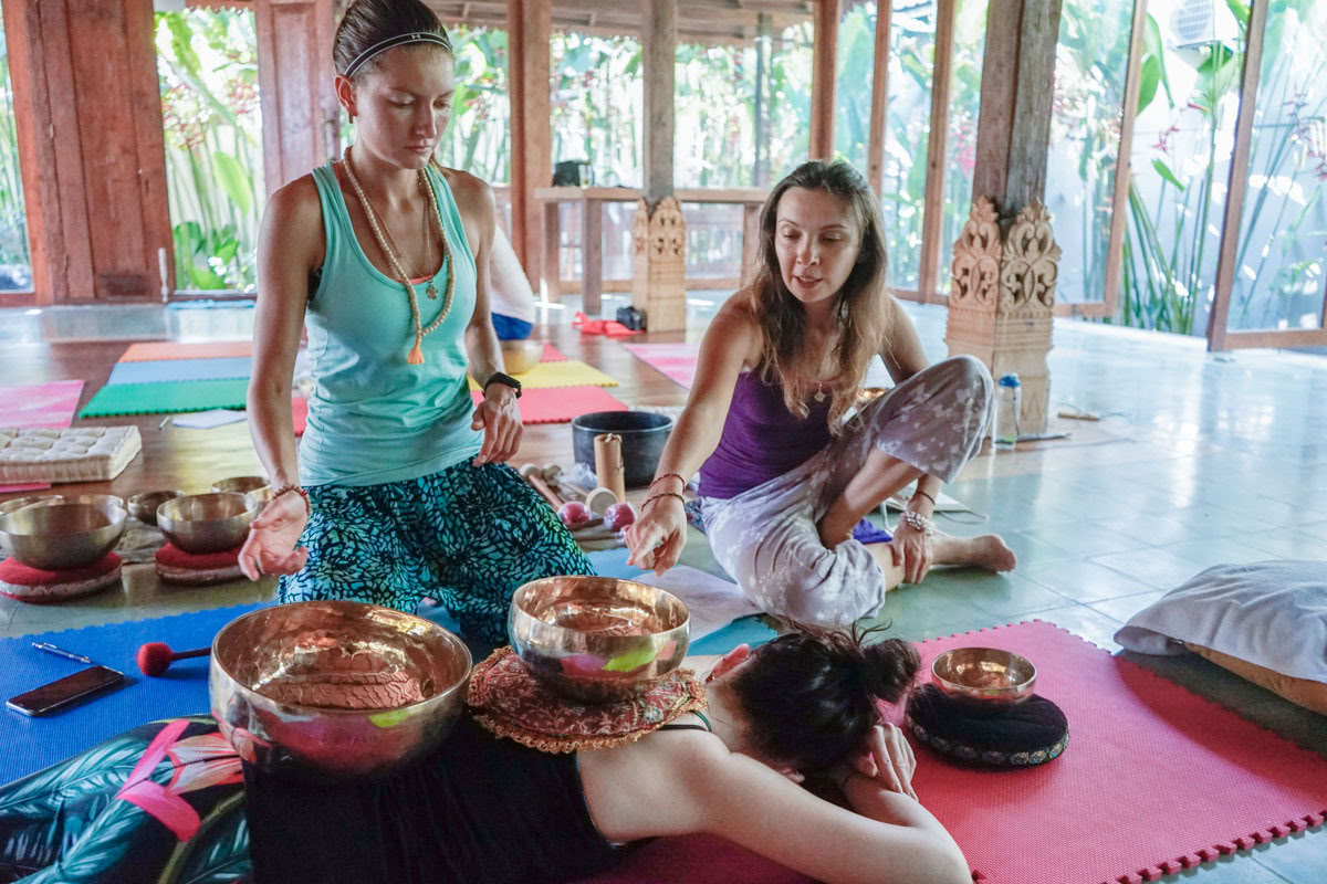Formación intensiva de 3 días de sanación con sonido vibracional en Bali. Nivel 1 + Nivel 2 – 1 grupo