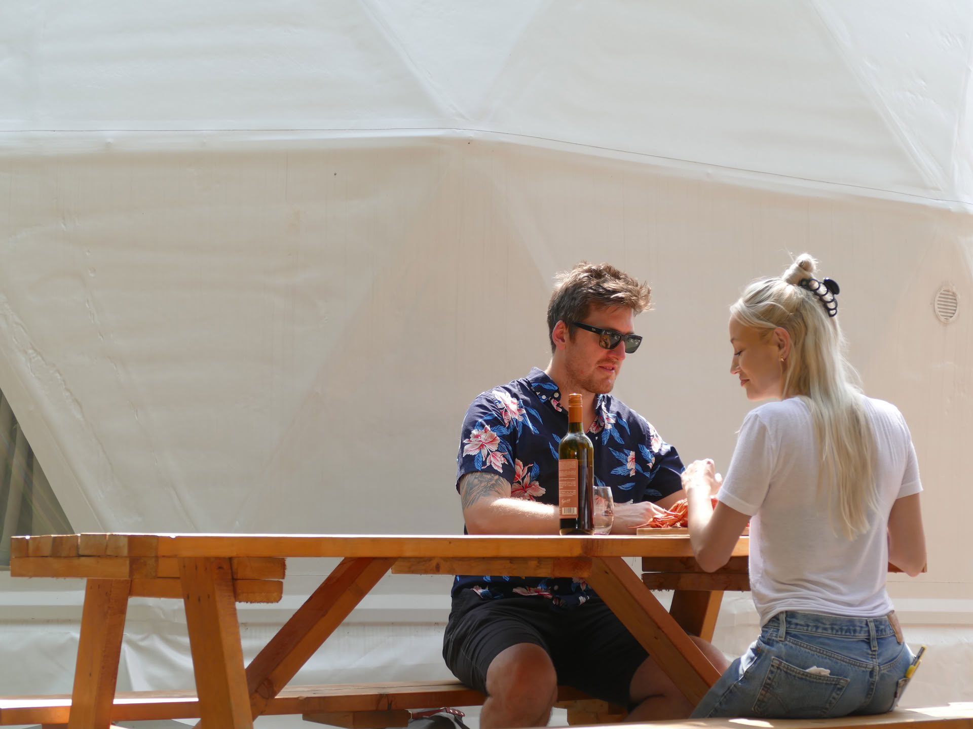 Retiro de glamping para parejas