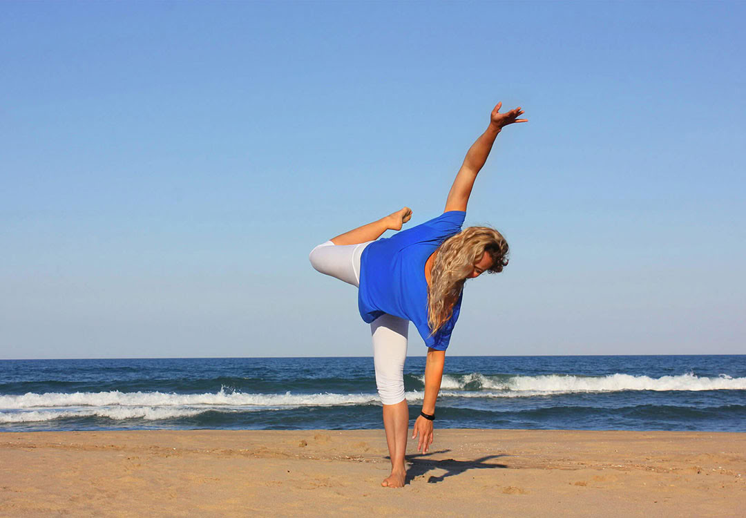 Yoga en la playa