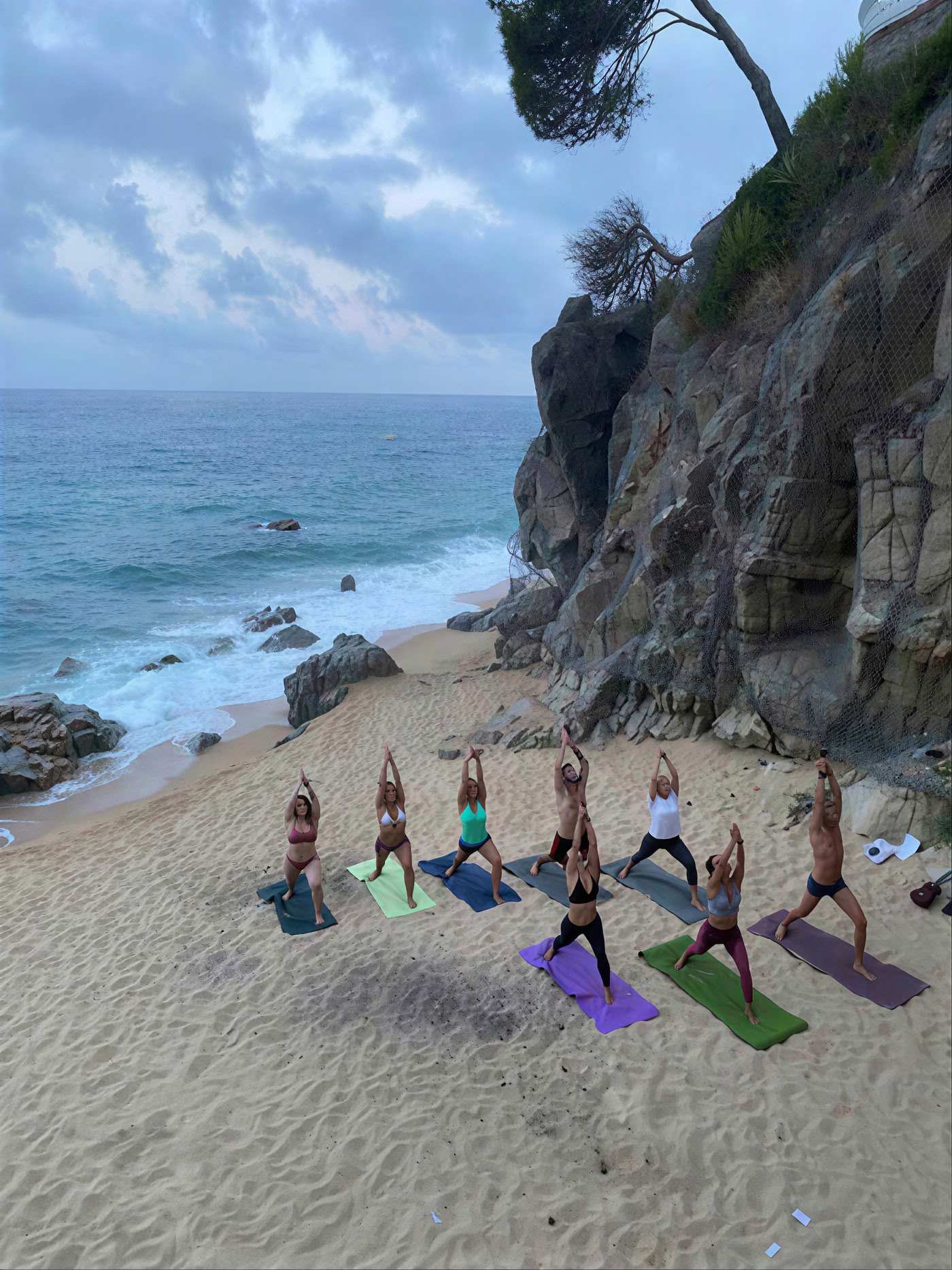Yoga en la playa