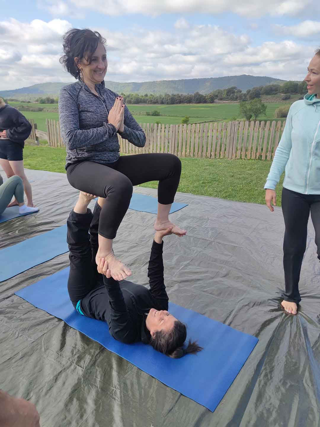 Yoga en la playa