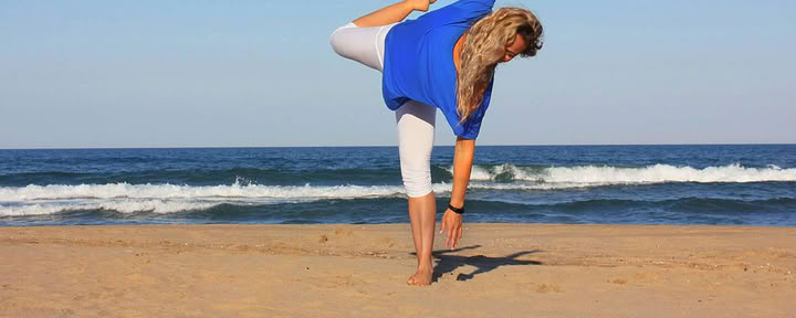 Yoga en la playa