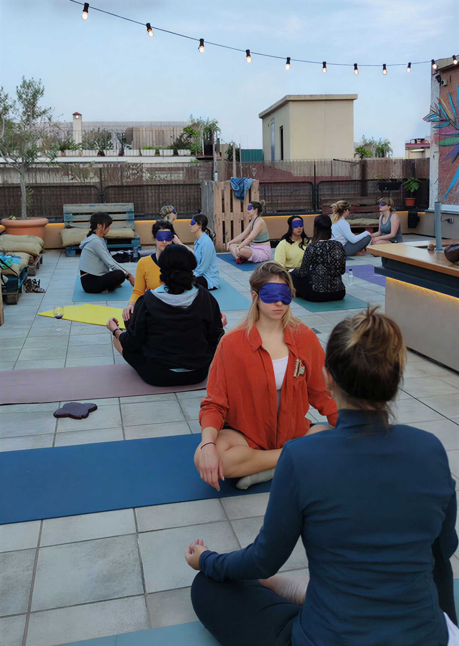 Eventos de yoga y vino