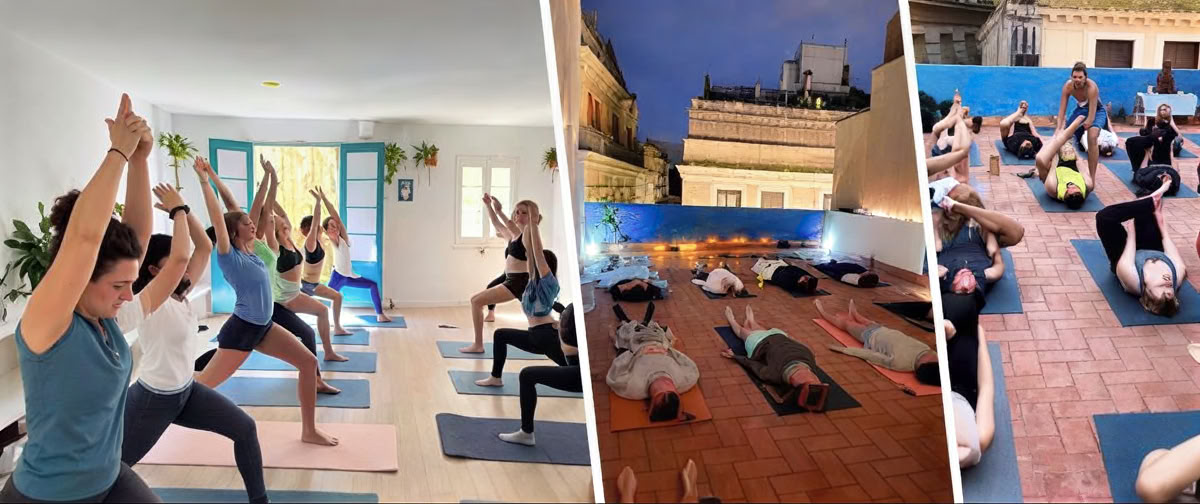 Eventos de yoga y vino