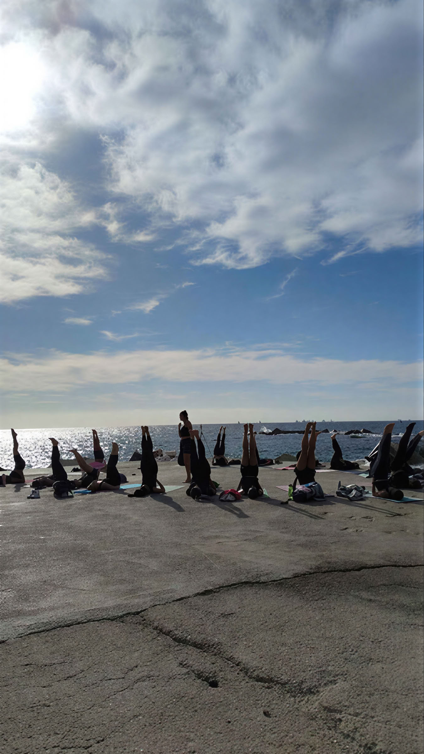 Yoga en la playa