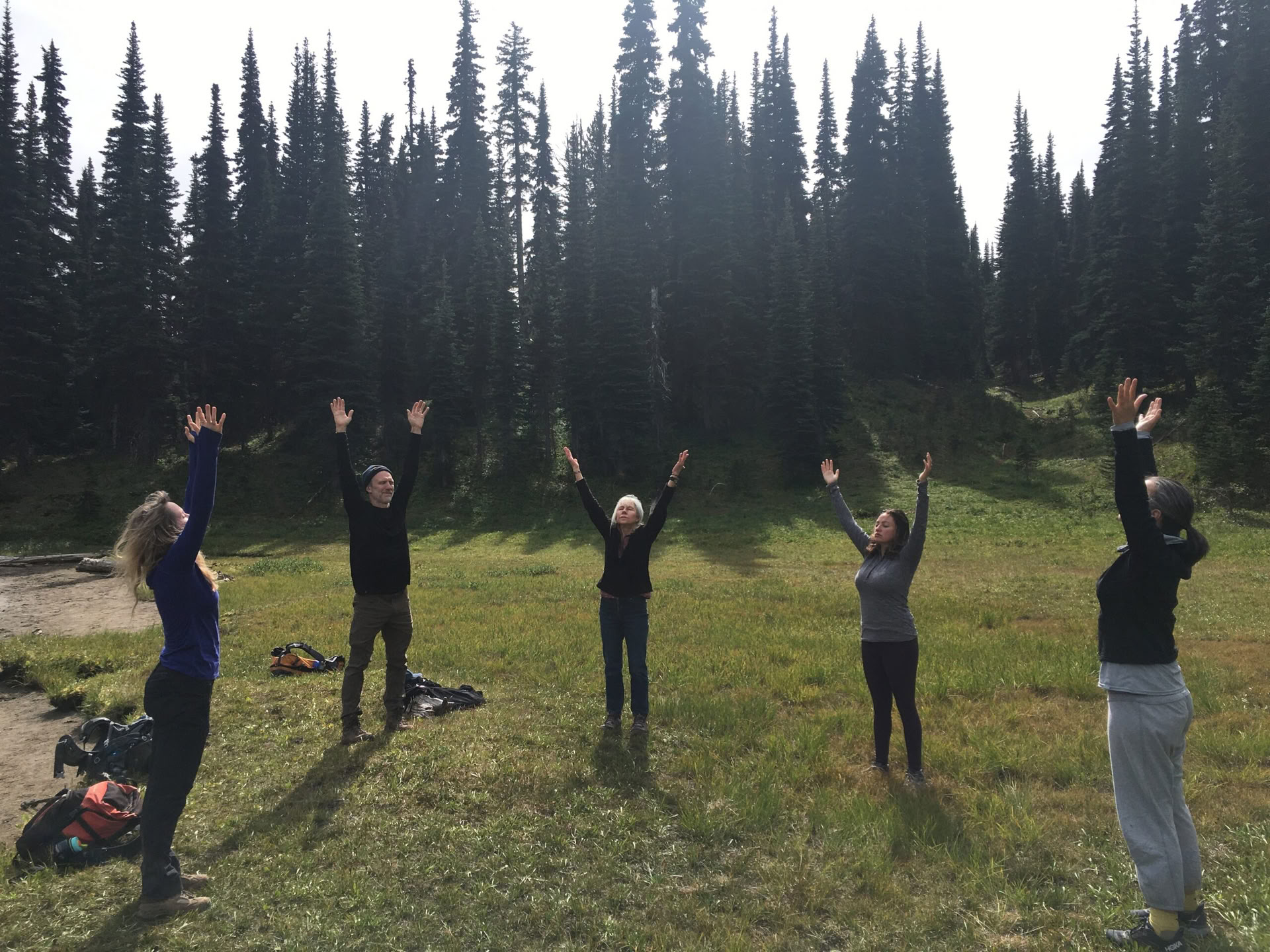 Excursión de yoga y meditación al monte Rainier