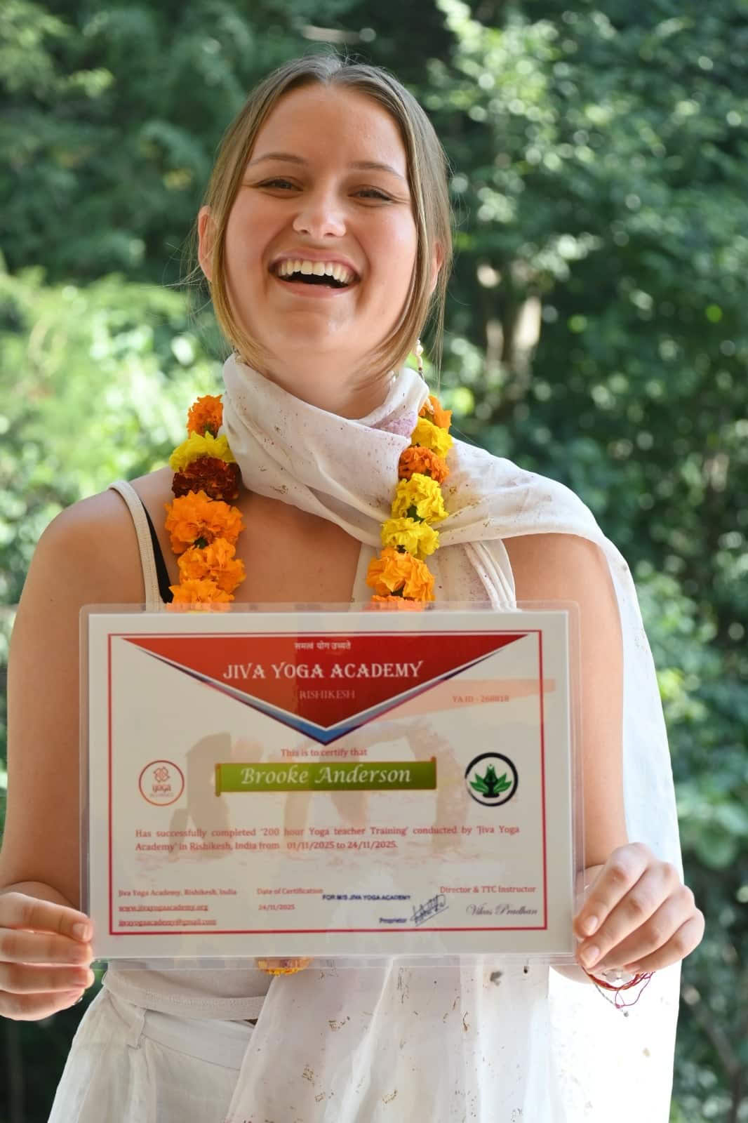 Formación de profesores de yoga de 200 horas en India