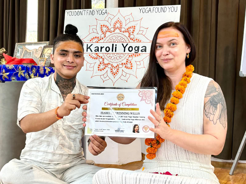 Formación de profesores de yoga Yin y Yang de 50 horas en Rishikesh – del 1 al 7 de enero de 2026