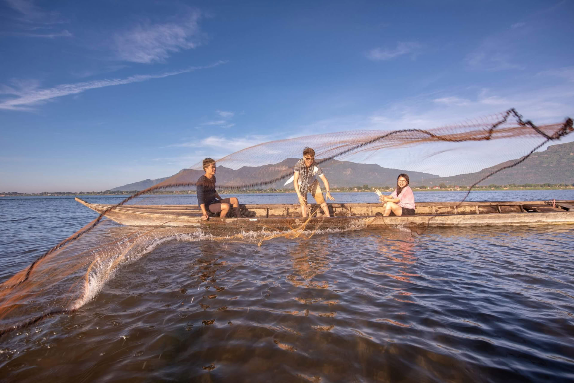 Pesca en el Mekong
