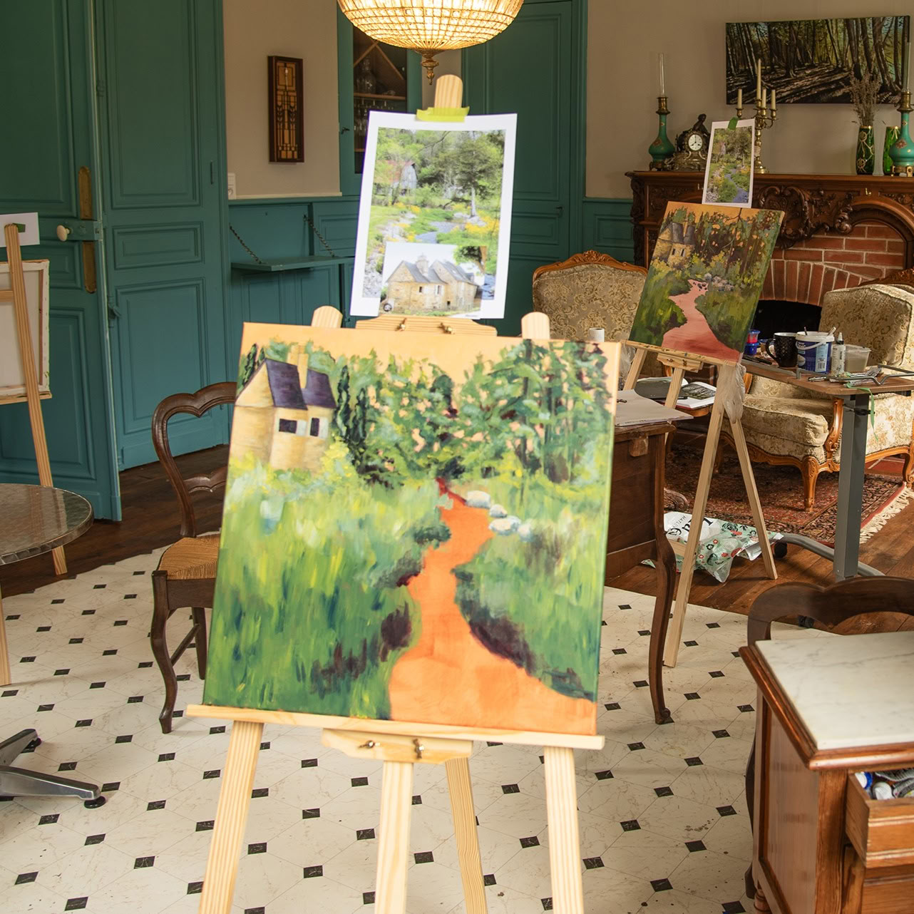 Retiro de Pintura Colores de Francia