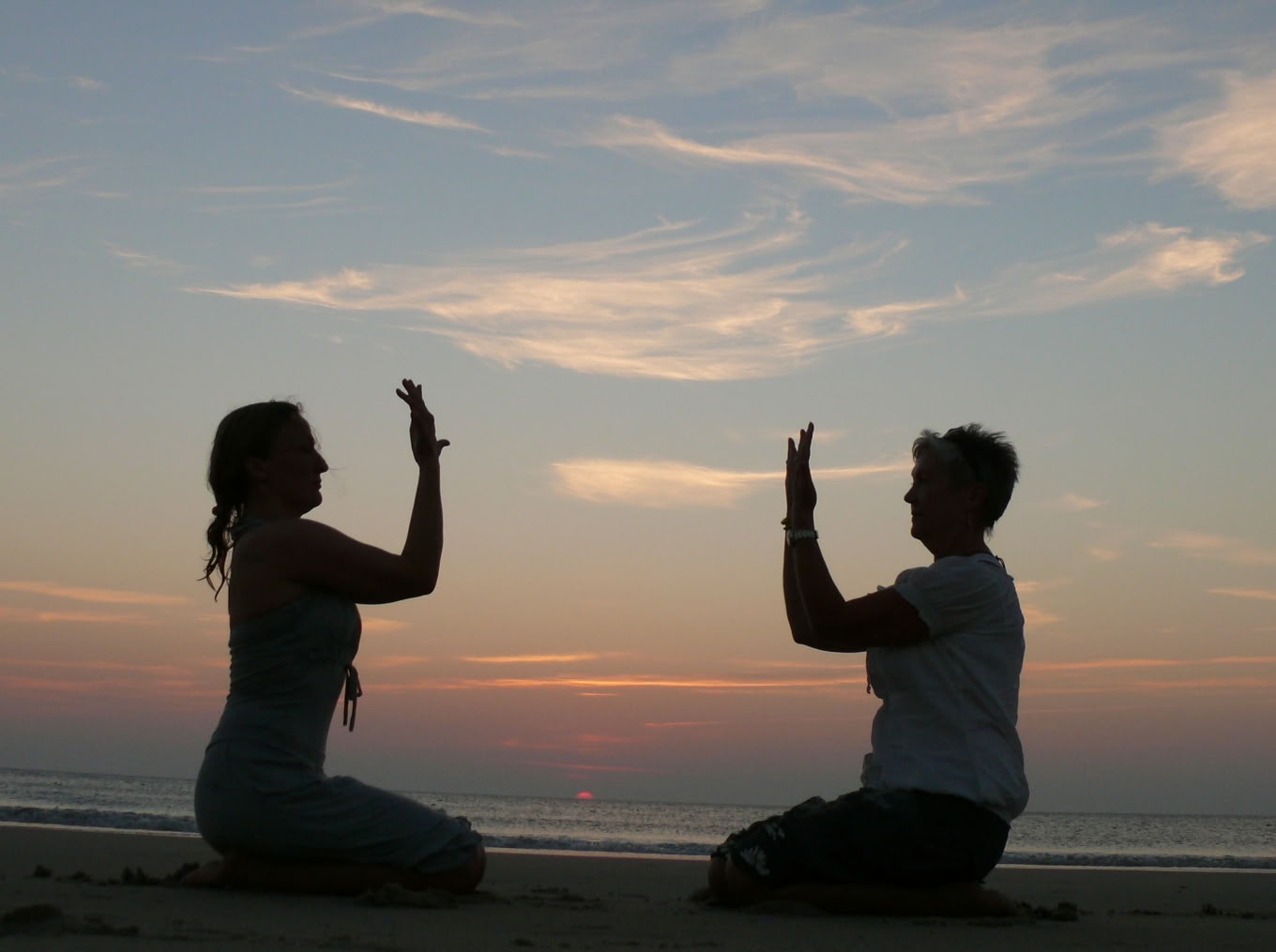 Yoga en la playa