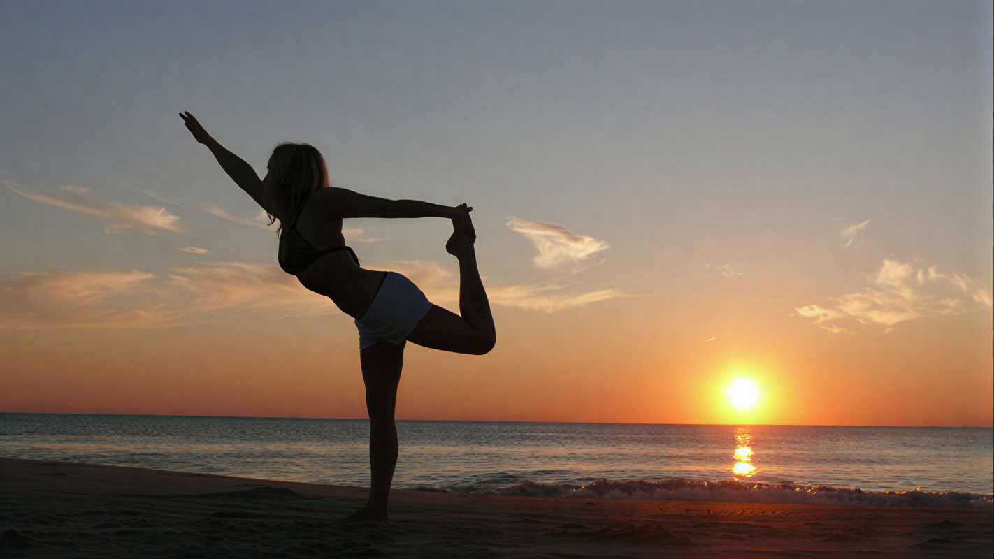 Yoga en la playa