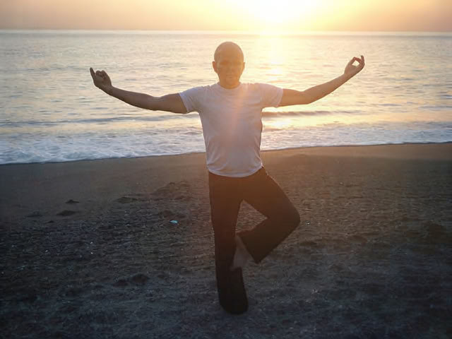 Yoga en la playa