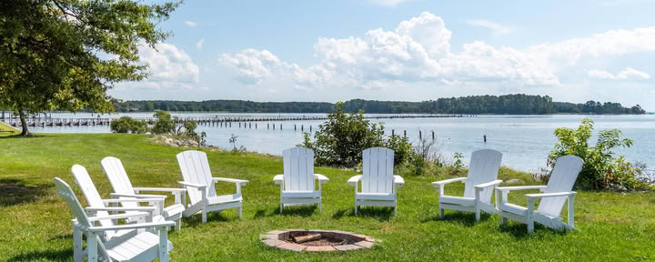 Lugar de retiro de yoga y bienestar en la bahía de Chesapeake — finca privada | Moofy