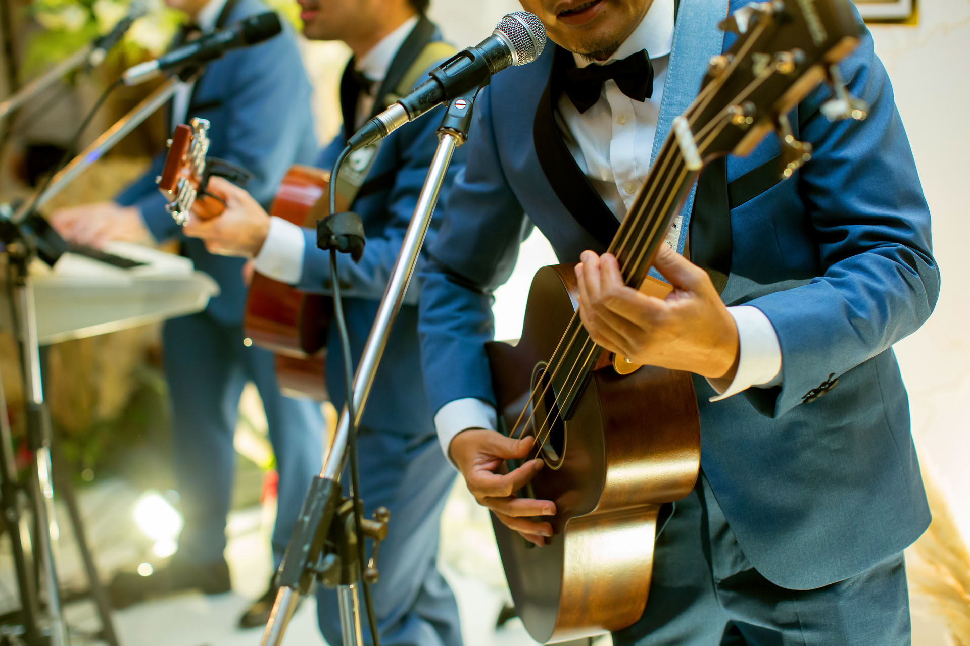 Banda animada para recepciones de boda