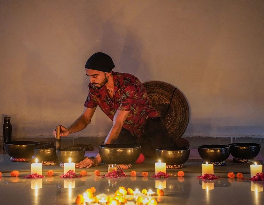 Retiro de 5 días de yoga y meditación con sesión de sanación sonora
