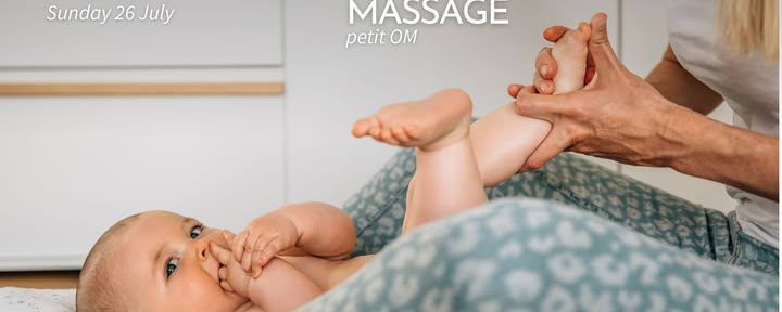 Taller "petit OM" de masaje consciente para bebés (1,5 horas)