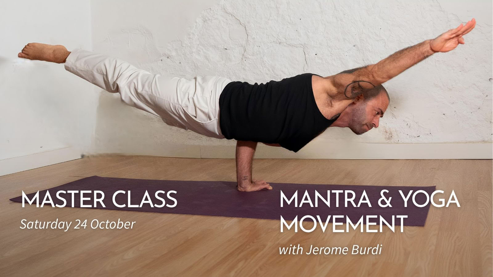 Clase magistral: Clase magistral de mantra y movimiento de yoga