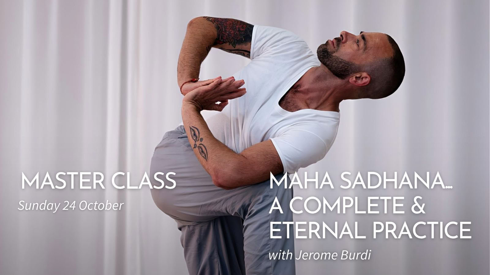 CLASE MAGISTRAL: Maha Sadhana... una práctica completa y eterna