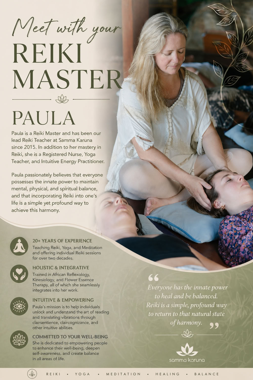 Curso de formación de maestros de Reiki