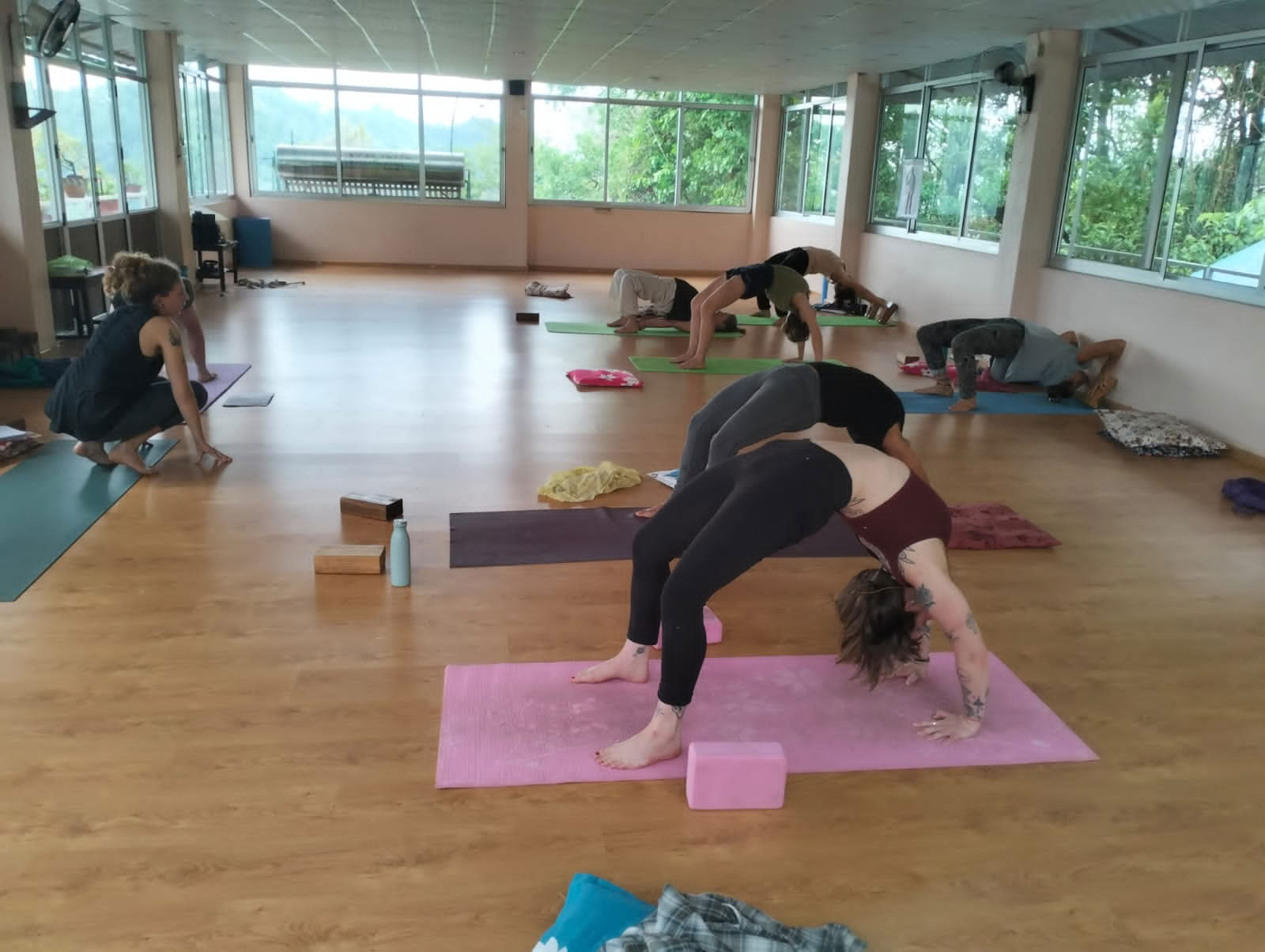 Curso de yoga aéreo
