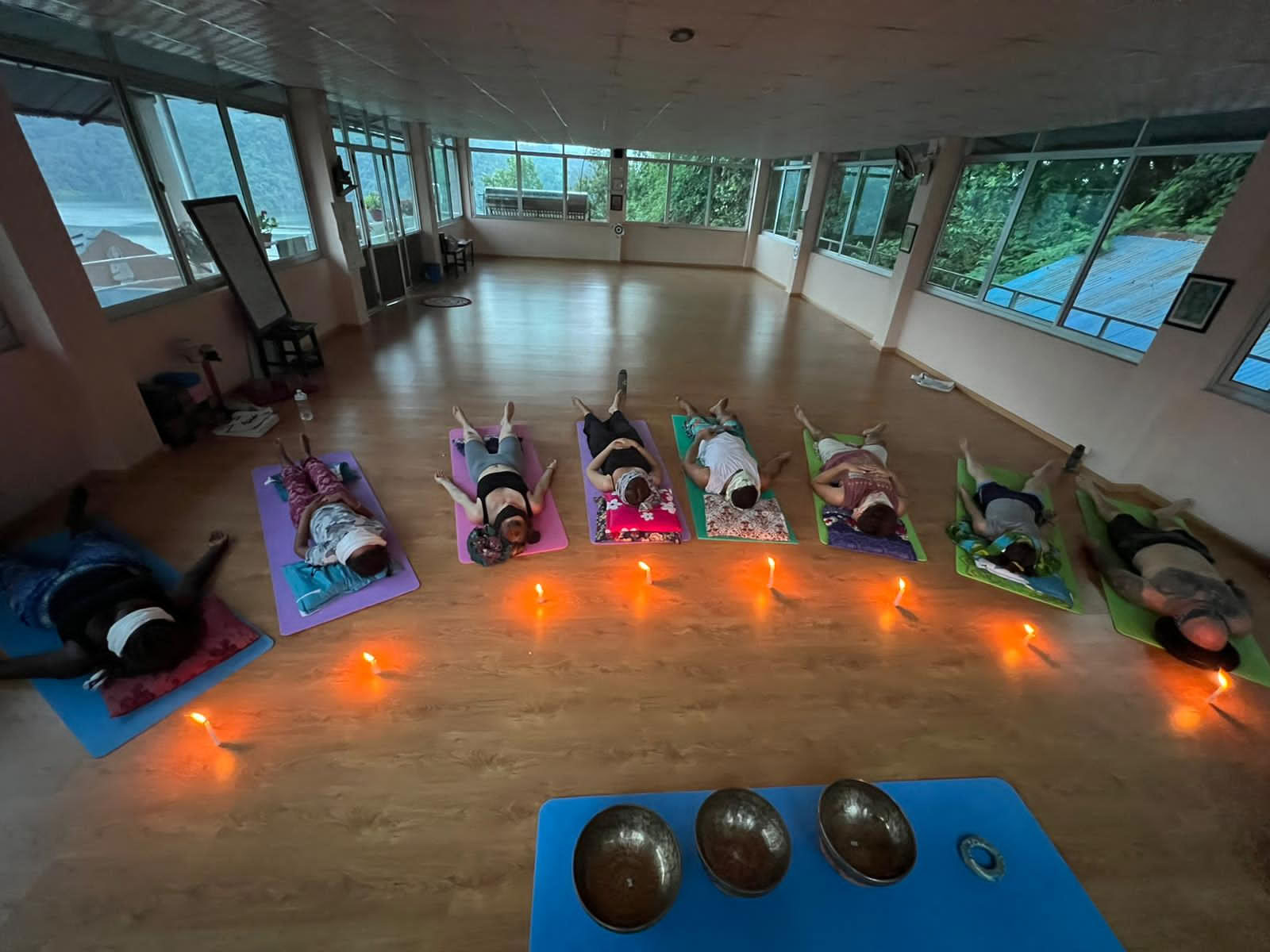 Curso de yoga aéreo