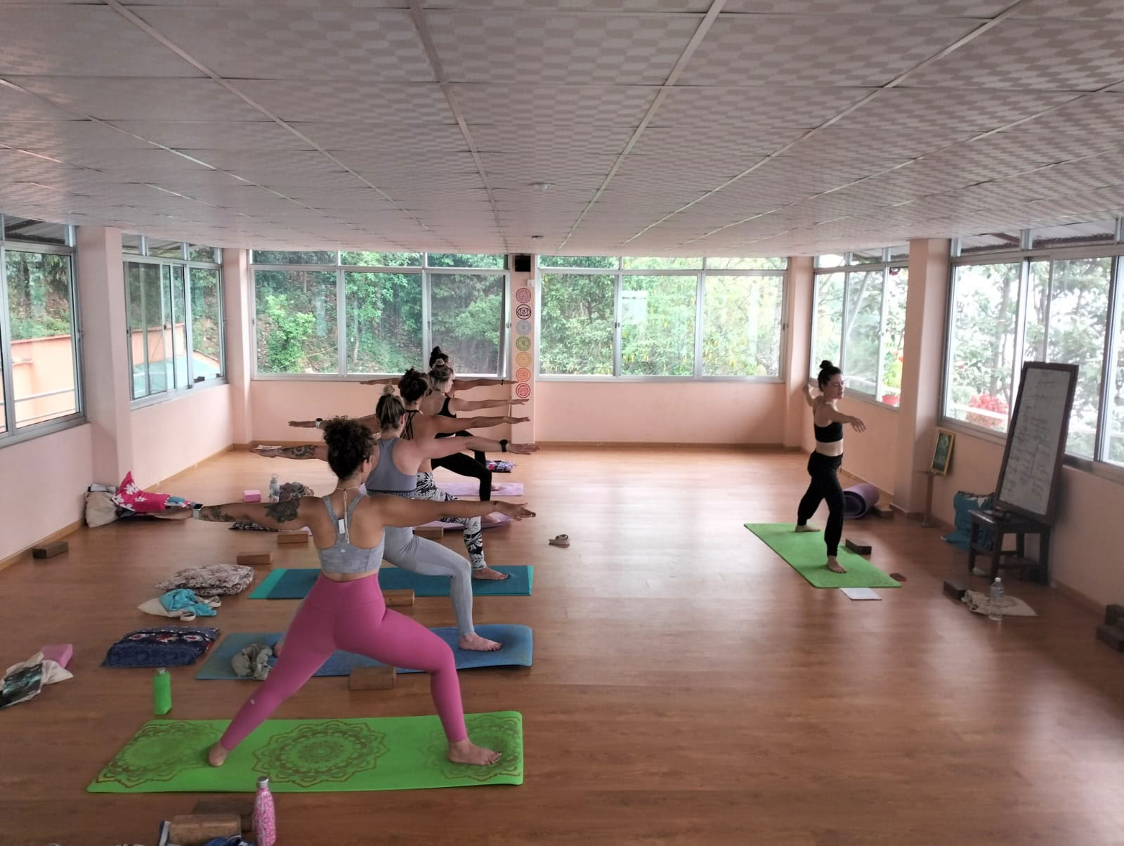 Curso de yoga aéreo