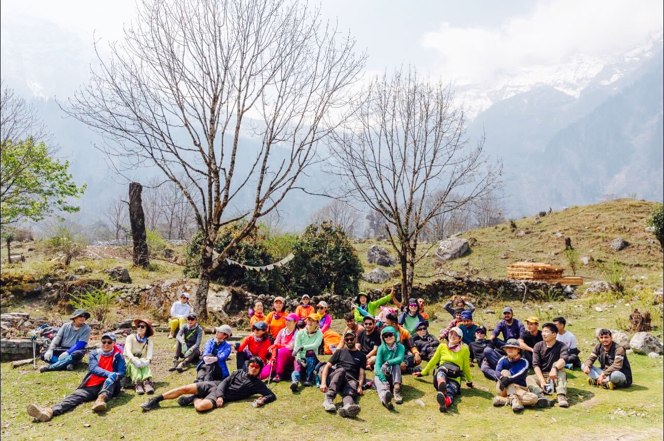 Trekking de yoga por el circuito de Annapurna