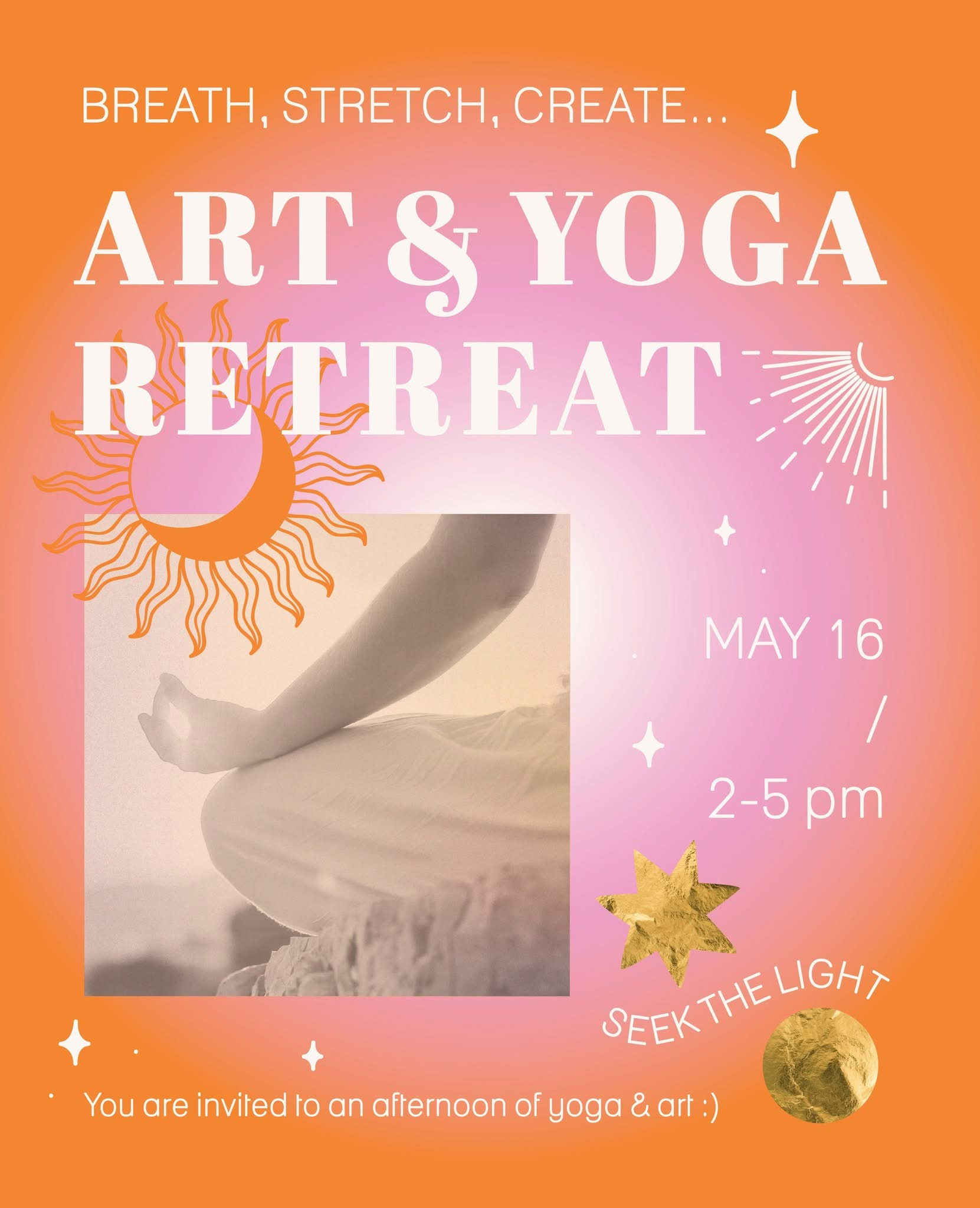 Luminosa: un mini retiro de arte y yoga