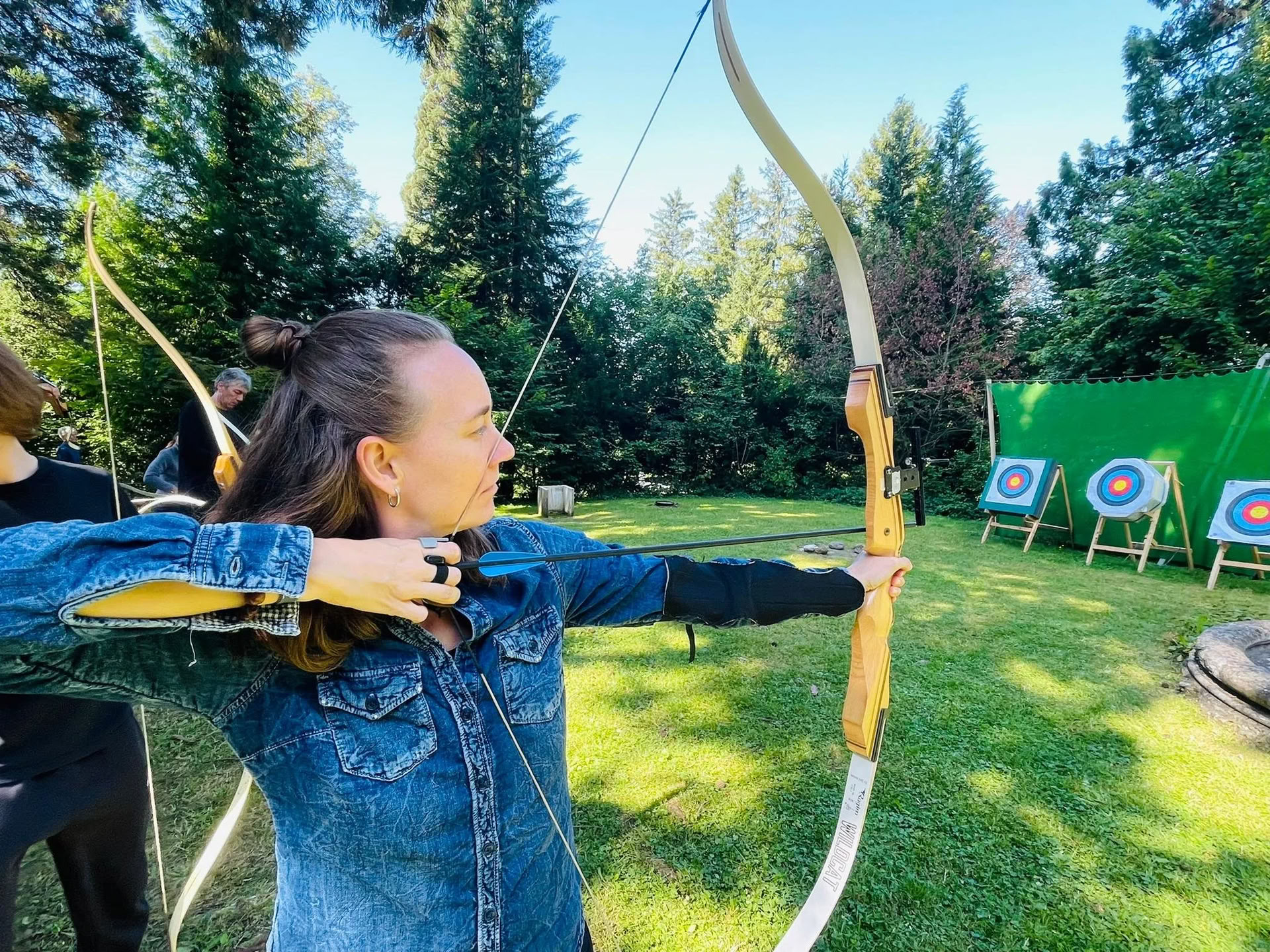 Meditación y tiro con arco