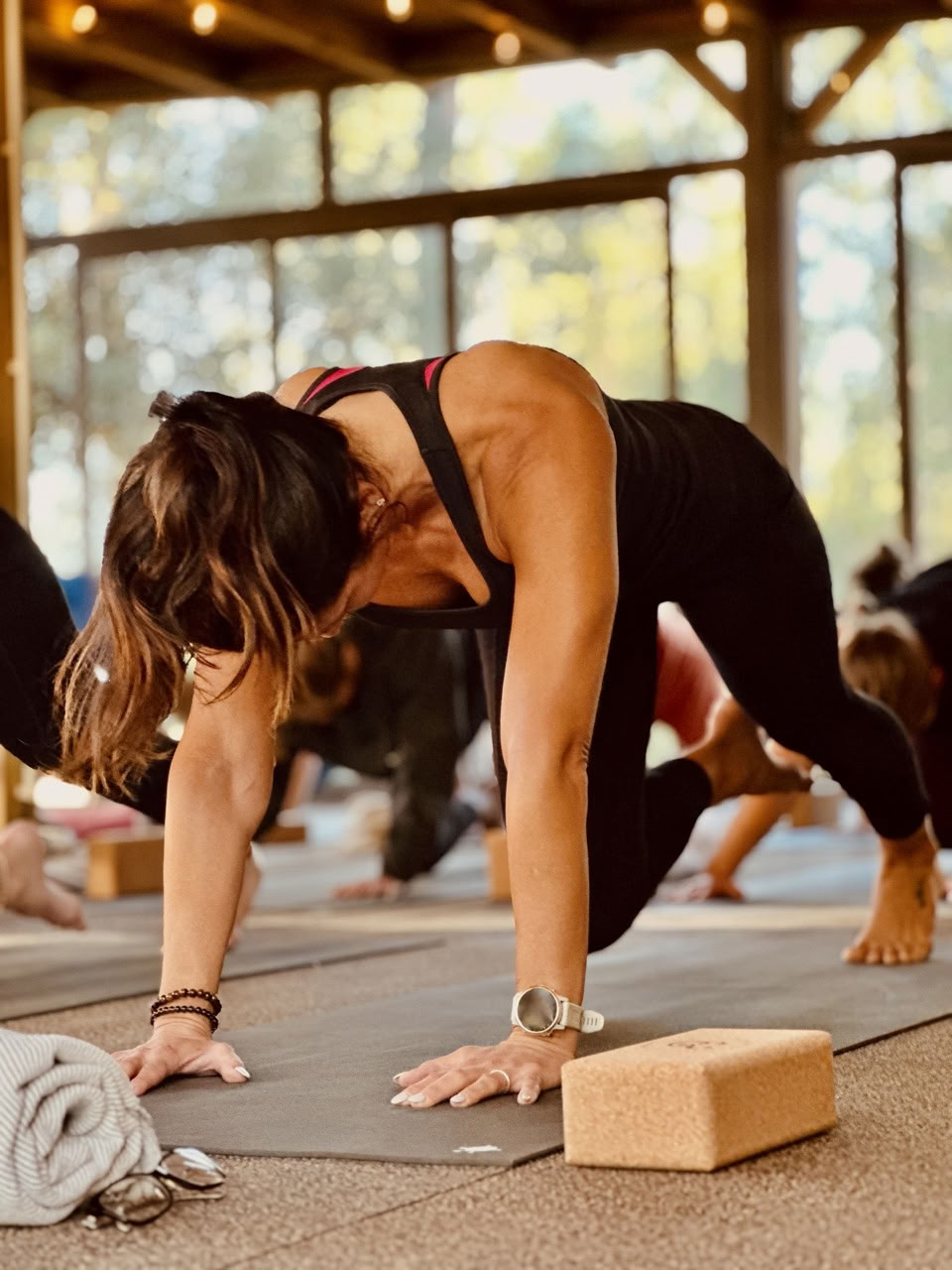 Retiro de yoga no tan serio