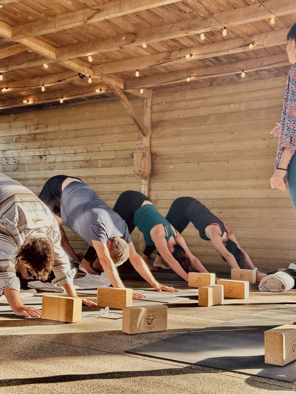 Retiro de yoga no tan serio