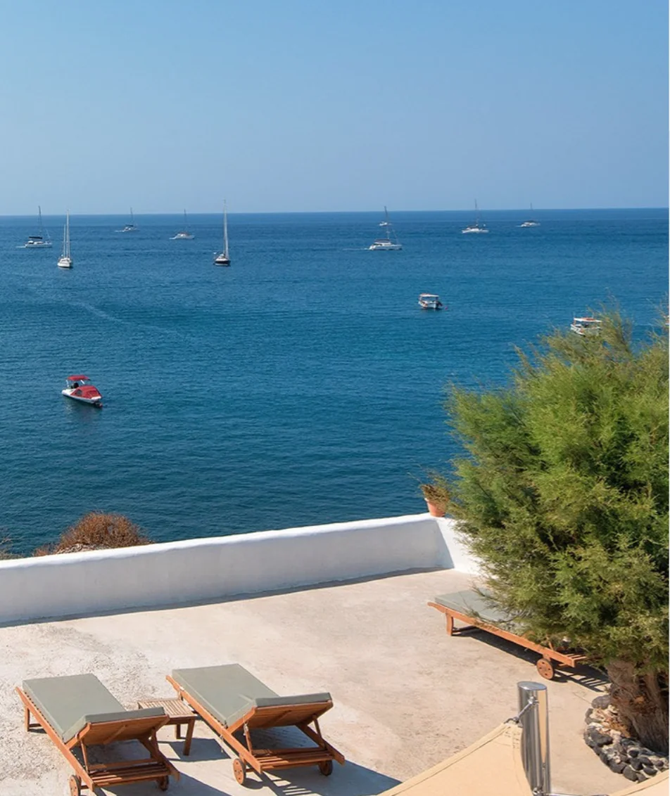 Vacaciones de yoga en Santorini