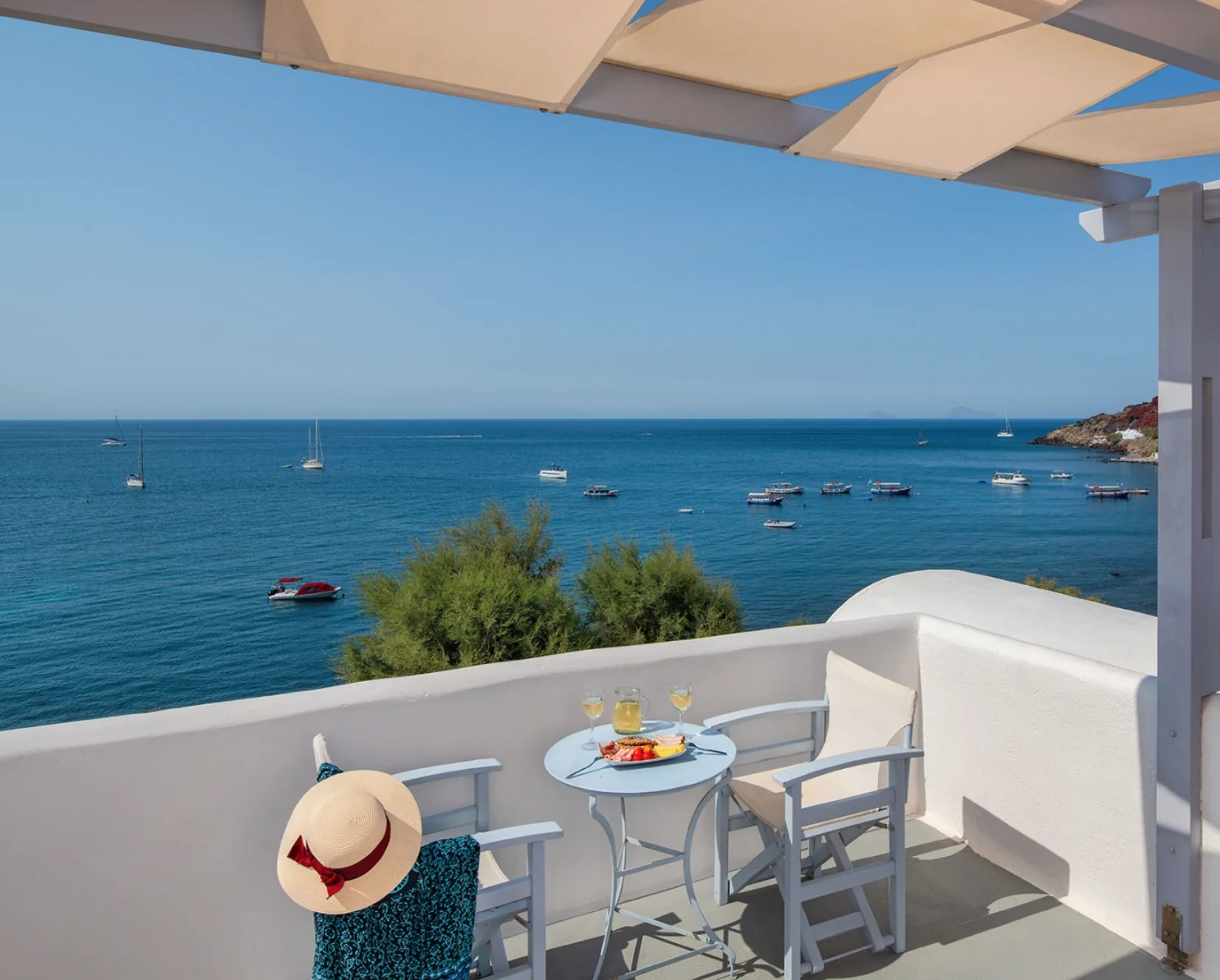 Vacaciones de yoga en Santorini