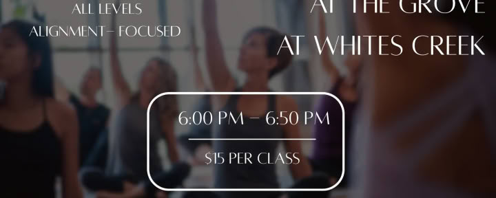 Yoga de flujo lento en The Grove at Whites Creek