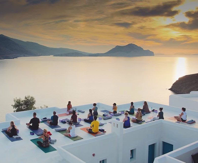 Retiro de Yoga Revitalizante y Vacaciones de Bienestar en la Isla de Amorgos, en Grecia