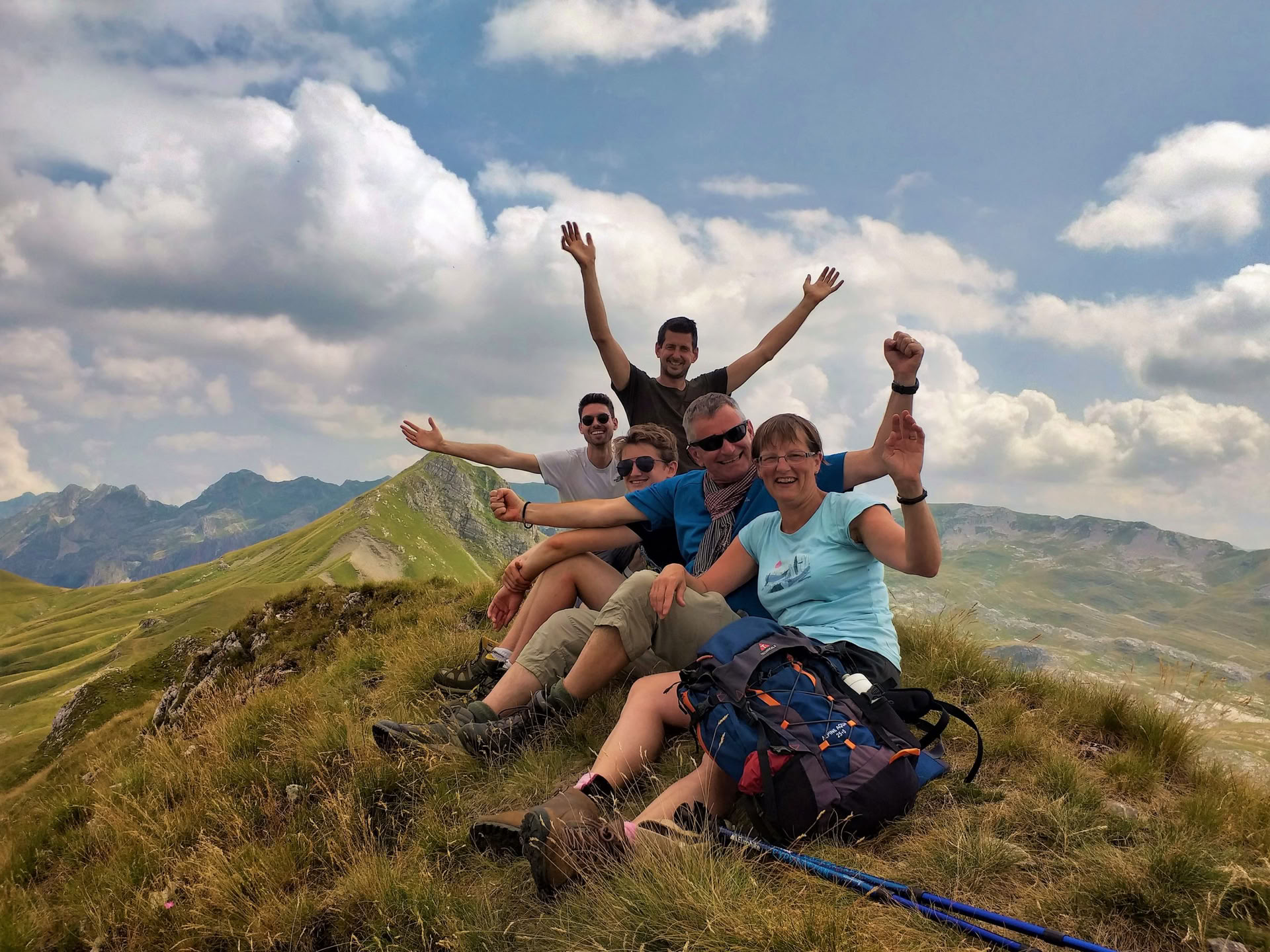 Vacaciones de senderismo de montaña de 7 días en Montenegro