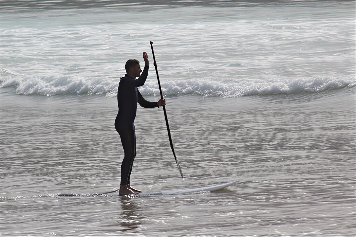Surf de remo y yoga