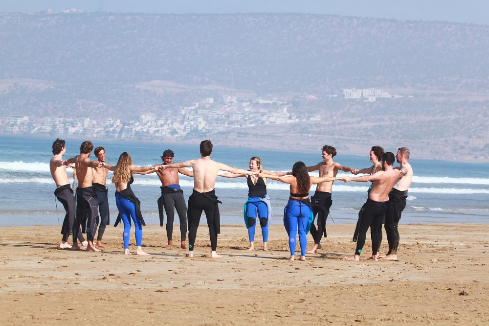Paquete de surf y yoga