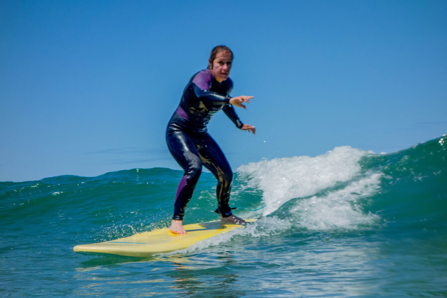 Paquete de surf y yoga
