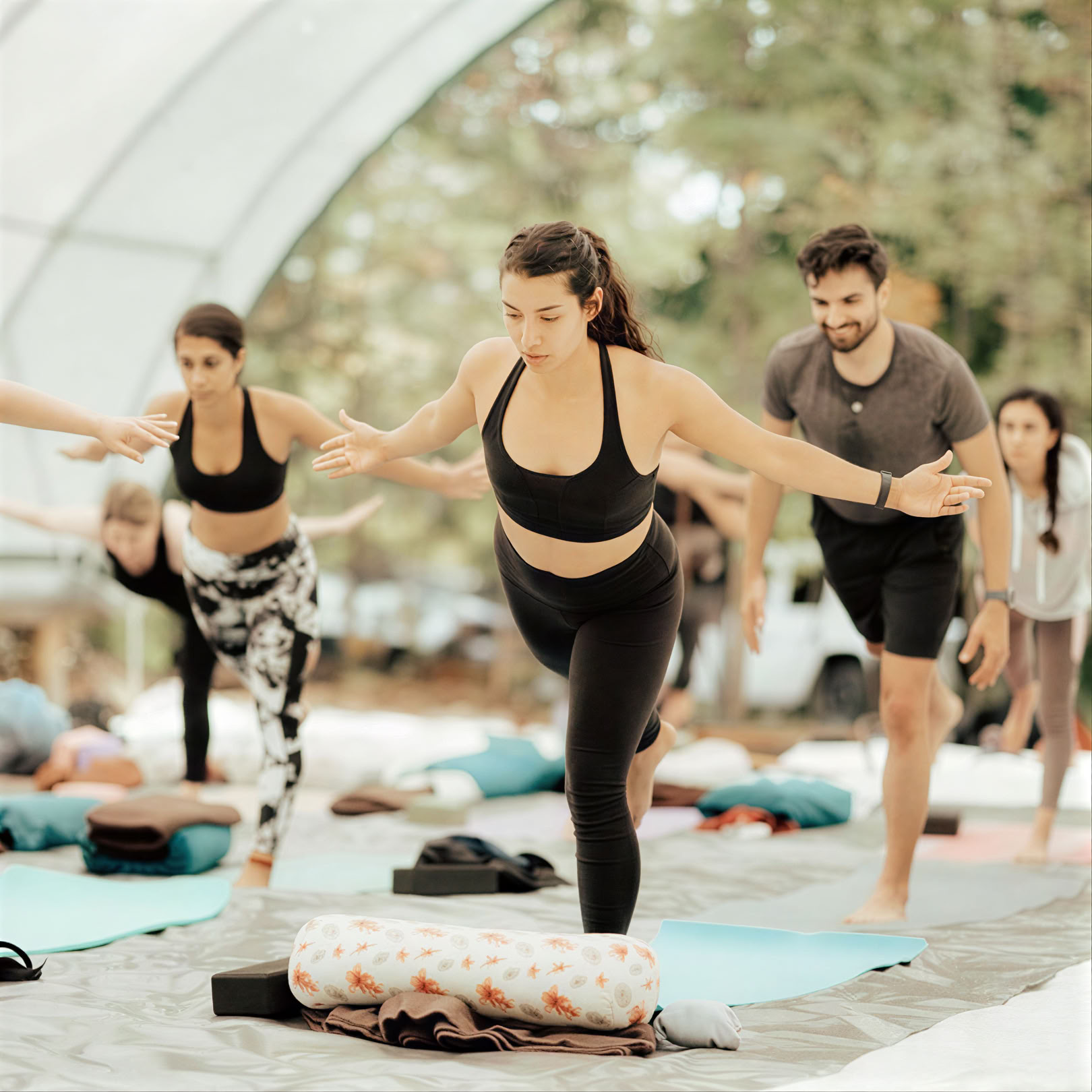 Yoga en la naturaleza por tu cuenta
