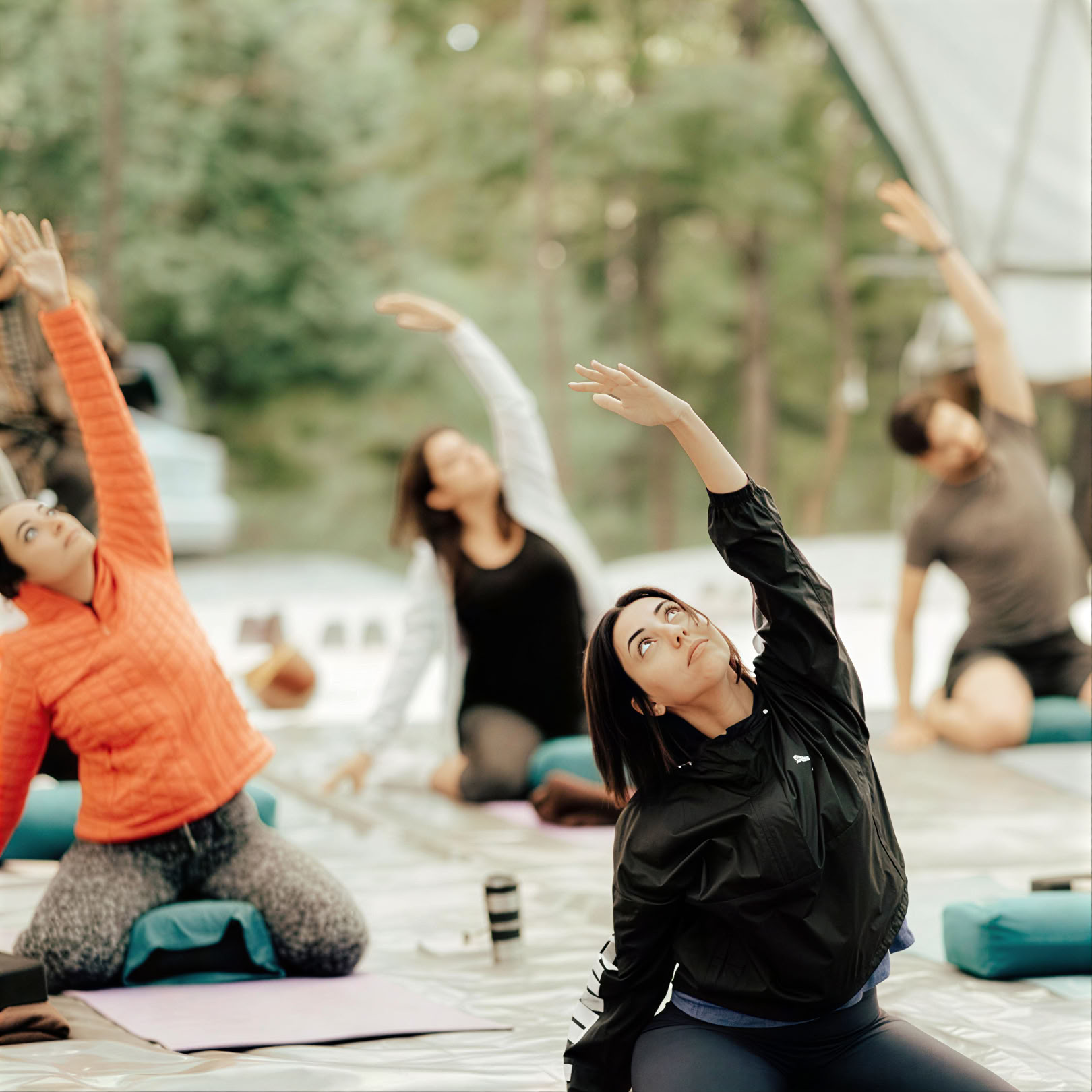 Yoga guiado en la naturaleza