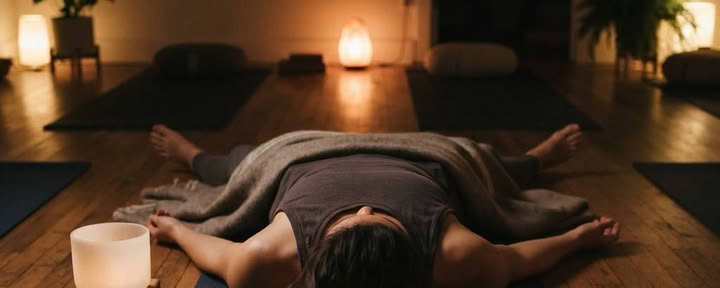 Serie vespertina de Kriya y Savasana con sonido