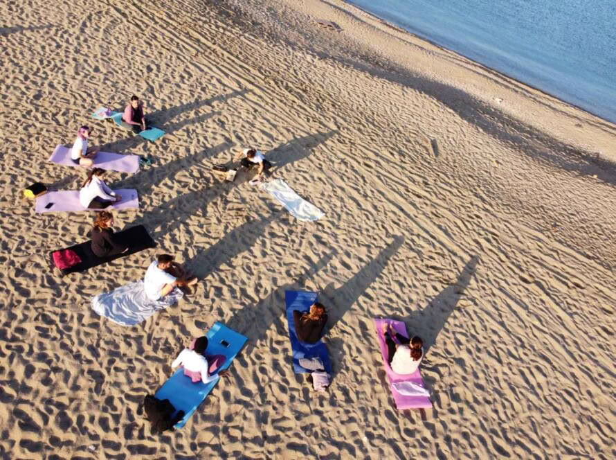 Yoga para despedida de soltera