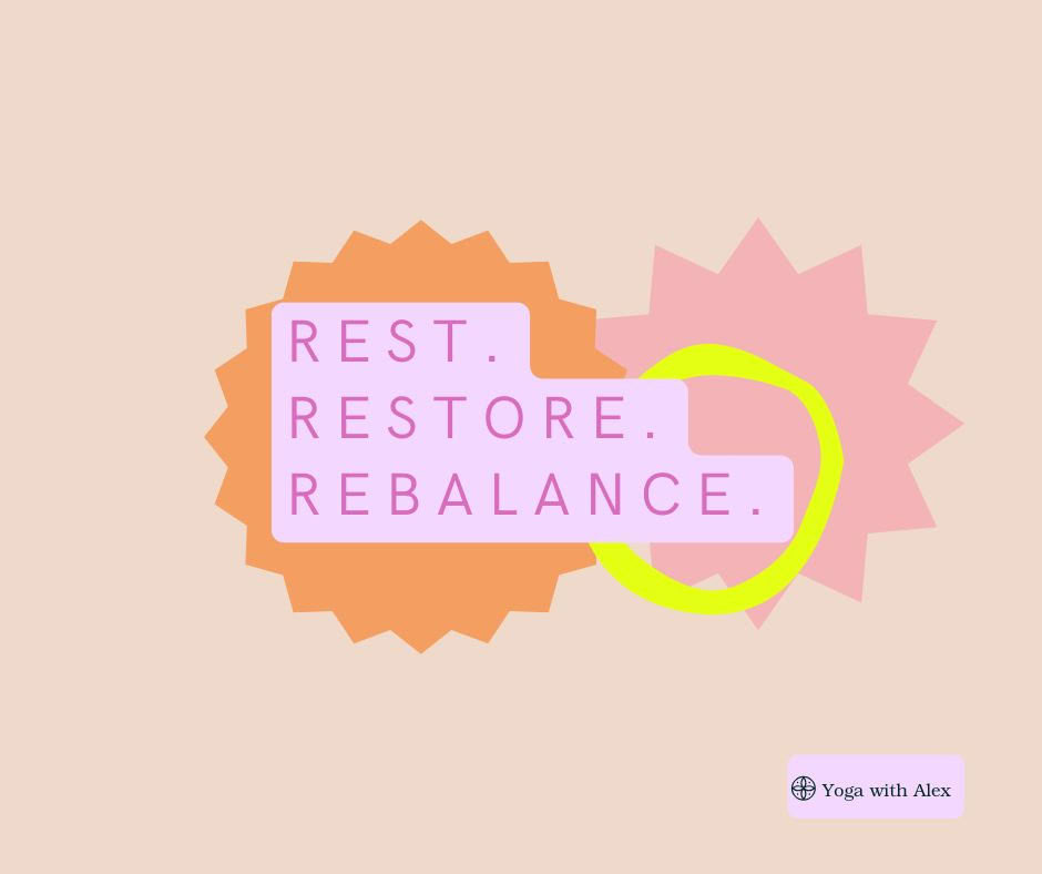 Descansa. Restaura. Reequilibra y baño de sonido