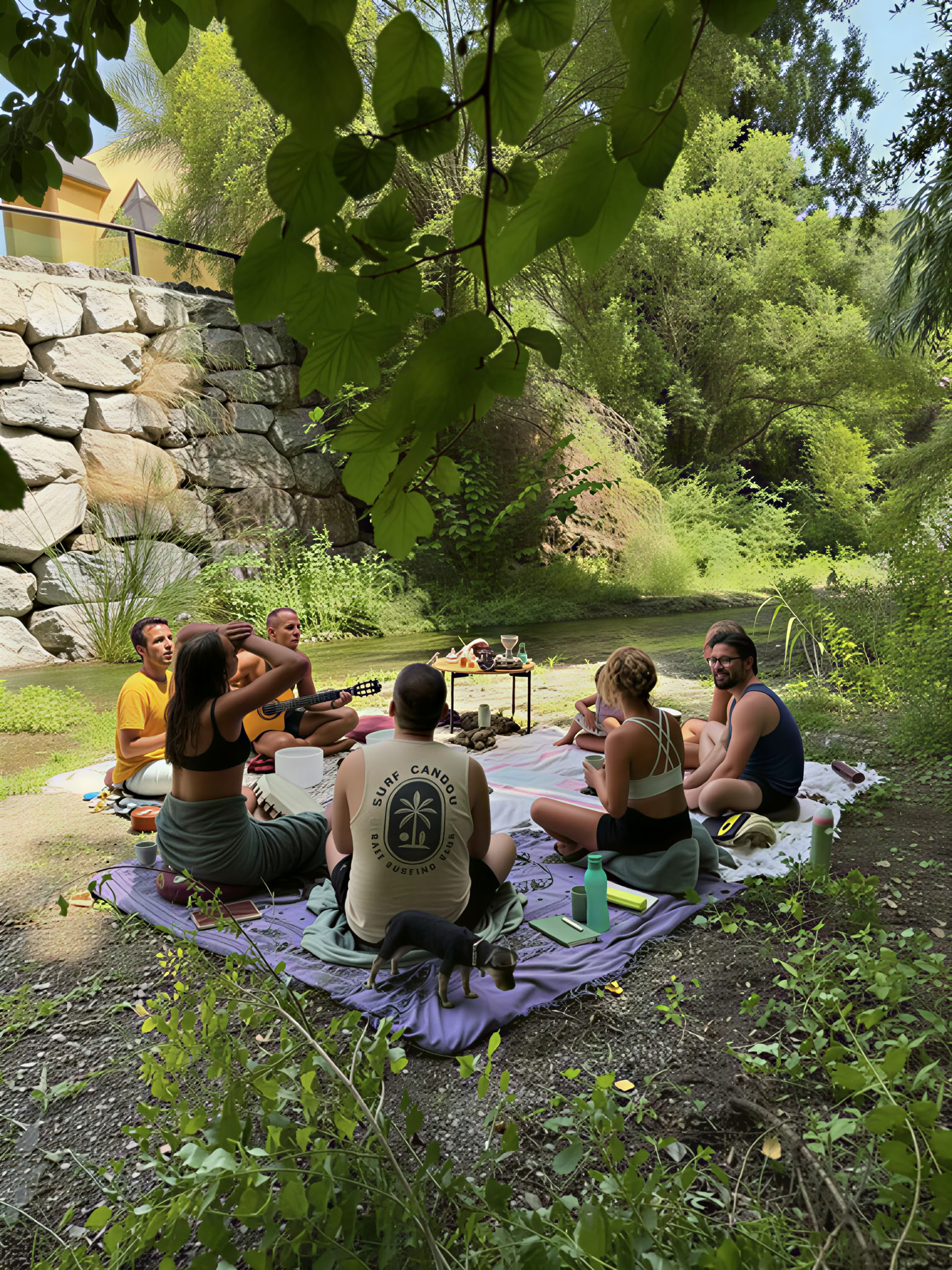 Retiro holístico integrativo de ayahuasca de 5 días en grupo pequeño con respiración chamánica y kambó en Málaga, España