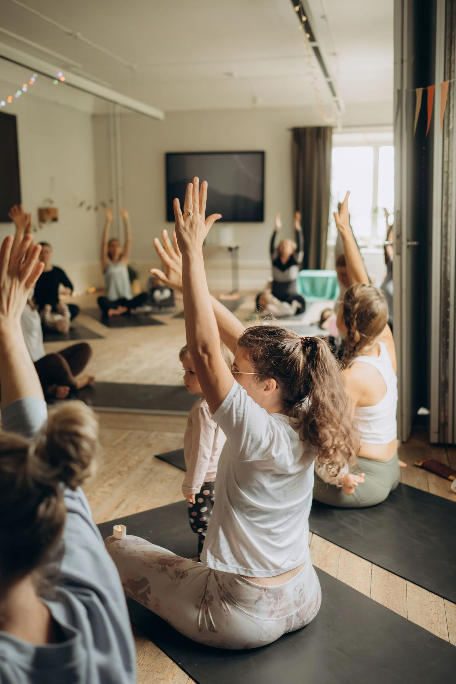 Yoga en el granero