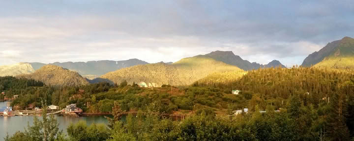 Senderismo local en Alaska