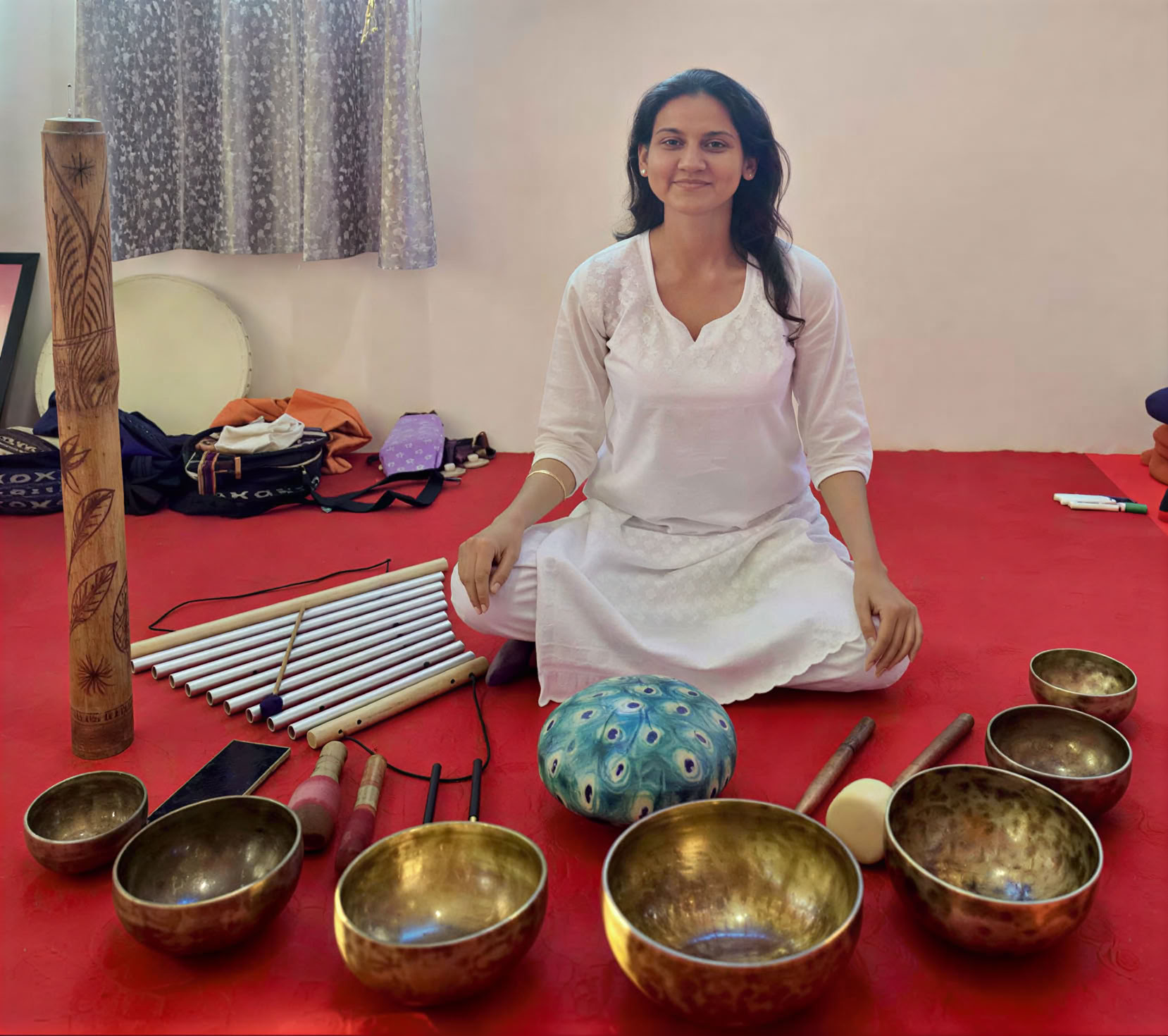 Formación de profesores de sanación con sonido de 9 días y 50 horas en Rishikesh, India